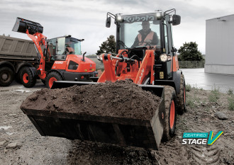 Radlader Kubota R070 Schaufel 0,7 m³ Hagen