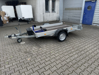 Profi Anhänger 1.8T | Absenkbar | Motorradanhänger
