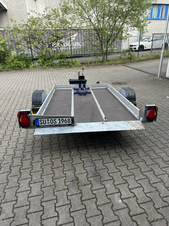 Profi Anhänger 1.8T | Absenkbar | Motorradanhänger