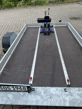 Profi Anhänger 1.8T | Absenkbar | Motorradanhänger