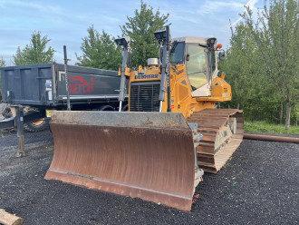 Planierraupe Liebherr PR 726 LGP, Leica GPS 