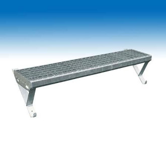 Baustellentreppe Stufe B=100 cm ohne Hülse 