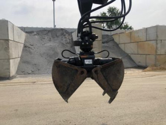 Zweischalengreifer für Minibagger B=40cm  mit Schnellwechsler MS03