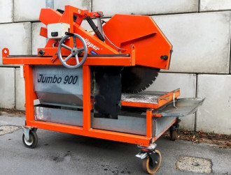 # Steinsäge  Clipper Jumbo Ø900/1000mm Schnitth.32/42cm 16A Essen