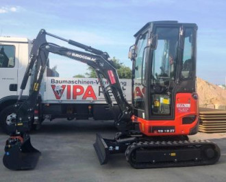 Minibagger 1,8t Grabtiefe 2.3m Nullheck Kompaktbagger