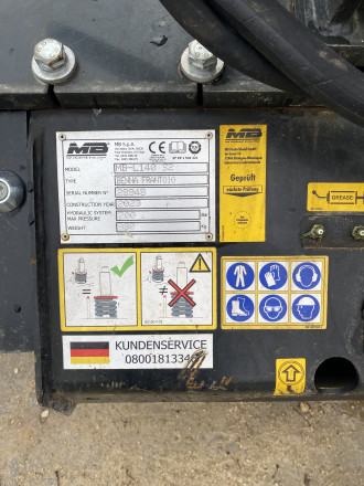 MB Crusher Backenbrecherlöffel MB-L140 S2 MS08