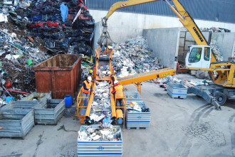 STAUSS 2020 plus Container Sortieranlage - fabriksneu