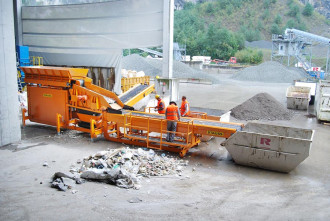 STAUSS 2020 plus Container Sortieranlage - fabriksneu