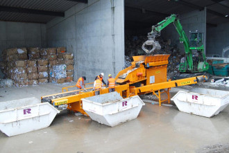 STAUSS 2020 plus Container Sortieranlage - fabriksneu