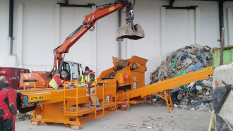 STAUSS 2020 plus Container Sortieranlage - fabriksneu