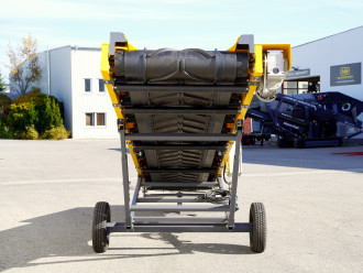 Mobiles Förderband inkl. Räder - Förderbandanlage - Transportband 4 - 10 Meter
