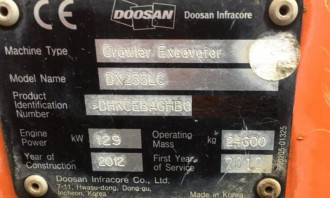 Doosan DX 255 NLC
