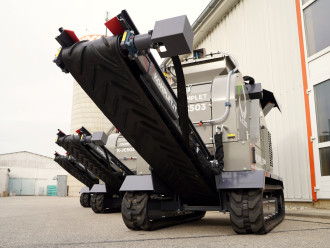 Raupenmobile Minibrechanlage | Raupenmobiler Backenbrecher