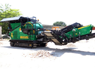Raupenmobiler Backenbrecher | Brechanlage auf Raupenfahrwerk