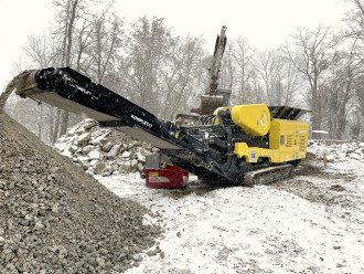 Backenbrecher auf Raupenfahrwerk - bis zu 200 t/h