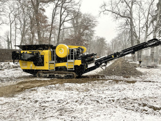 Backenbrecher auf Raupenfahrwerk - bis zu 200 t/h
