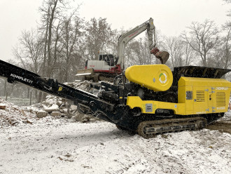 Backenbrecher auf Raupenfahrwerk - bis zu 200 t/h