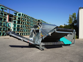 Trommelsiebmaschine | Mobile Trommelsiebanlage Radmobil