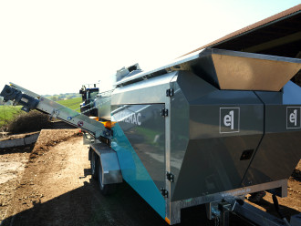 Trommelsiebmaschine | Mobile Trommelsiebanlage Radmobil