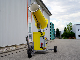 Nebelkanone  | Staubbindeanlage | Staubbekämpfung | Reduzierte Staubbildung