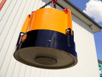 Baggermagnet | Hydraulikmagnet mit Gehänge für Bagger 10 - 14 to