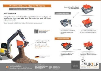 Lehnhoff Kombiplatte MS03/08 Schnellwechsler
