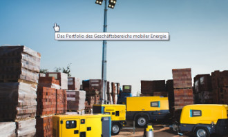 Atlas Copco QAS 20 Lichtgiraffe 