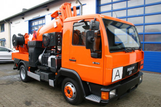 MAN Müller 2,7m³ Saugwagen als Kipper ADR  