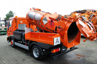 MAN Müller 2,7m³ Saugwagen als Kipper ADR 