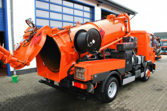 MAN Müller 2,7m³ Saugwagen als Kipper ADR 