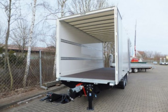 10 t GG Tandem- Kofferanhänger, Durchladbar