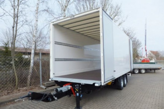 10 t GG Tandem- Kofferanhänger, Durchladbar