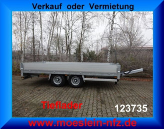 Tandem Pritschenanhänger