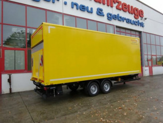 Tandem Koffer mit Ladebordwand 1,5 t und Durchladbar
-- Neufahrzeug --