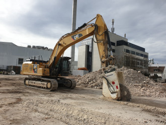 Hydraulische Betonsäge Bagger Kemroc