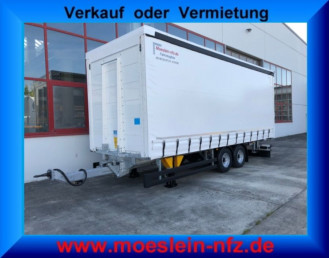 Tandem- Schiebeplanenanhänger, Ladungssicherungszertifikat-- Fahrgestell und Aufbau Feuerverzinkt --