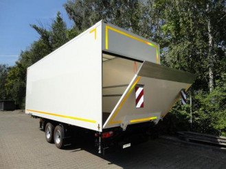 Tandem Koffer mit Ladebordwand 1,5 t und Durchladbar
-- Neufahrzeug --