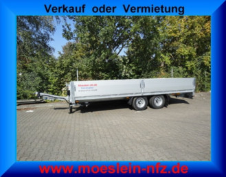 Tandem- Pritschenanhänger