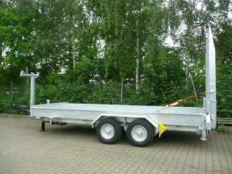 Tandemtieflader für Fräsen mit
Auflagebock 