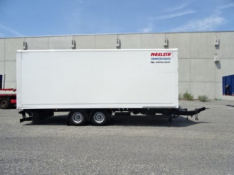 Tandem Koffer mit Ladebordwand 1,5 t und Durchladbar