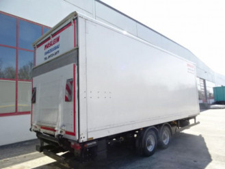 Tandem Koffer mit Ladebordwand 1,5 t, Durchladbar 