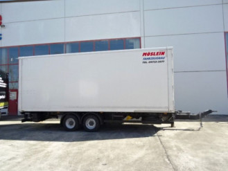 Tandem Koffer mit Ladebordwand 1,5 t, Durchladbar