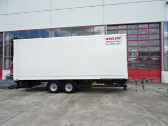 Tandem Koffer mit Ladebordwand 1,5 t und Durchladbar