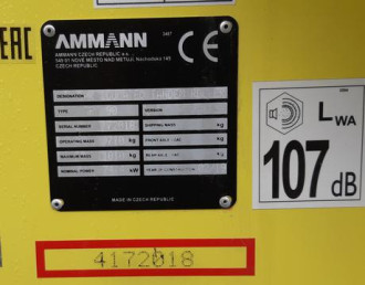 Tandemwalze AMMANN ARX 90 T4F ACE force