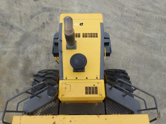 Radlader Komatsu WA 500-3 mit Waage