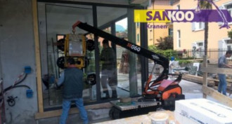 Miniraupenkran mieten Sankoo BG lift