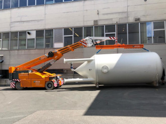 JMG MC400S / MC350 Elektro Teleskopstapler  Pick and Carry Crane