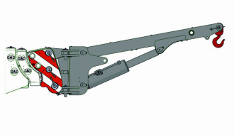 JMG MC60S Elektro Teleskopstapler Pick and Carry Crane
