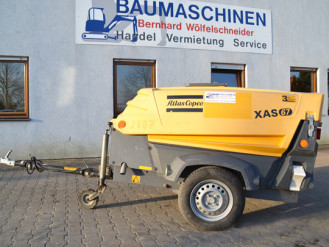 Atlas Copco Kompressor mieten XAS 67 Miltenberg