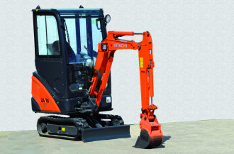Hitachi ZX 16-3CGL Minibagger mit Schnellwechsler 